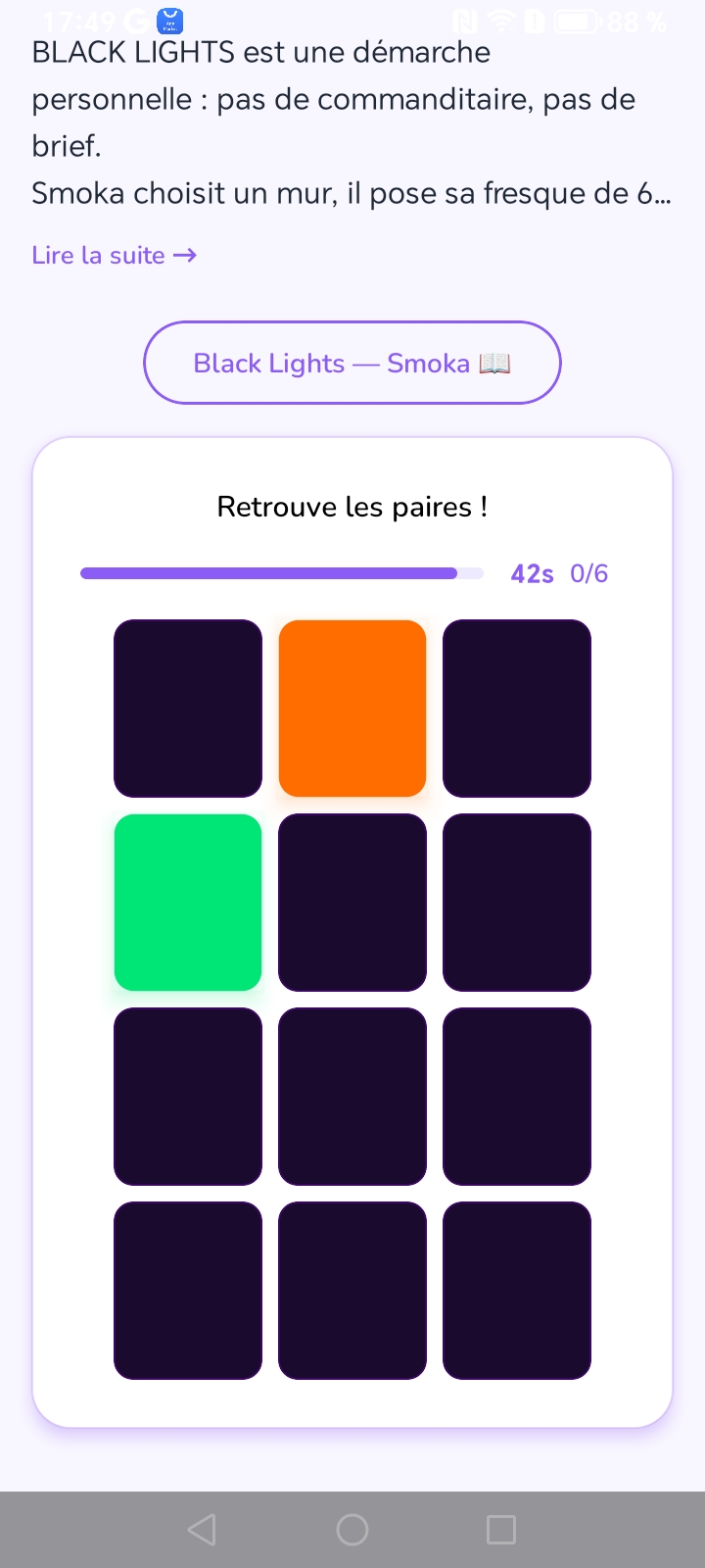 Jouer un mini-jeu